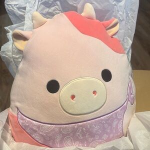 Pink and Cream Stuffed Animal Toy